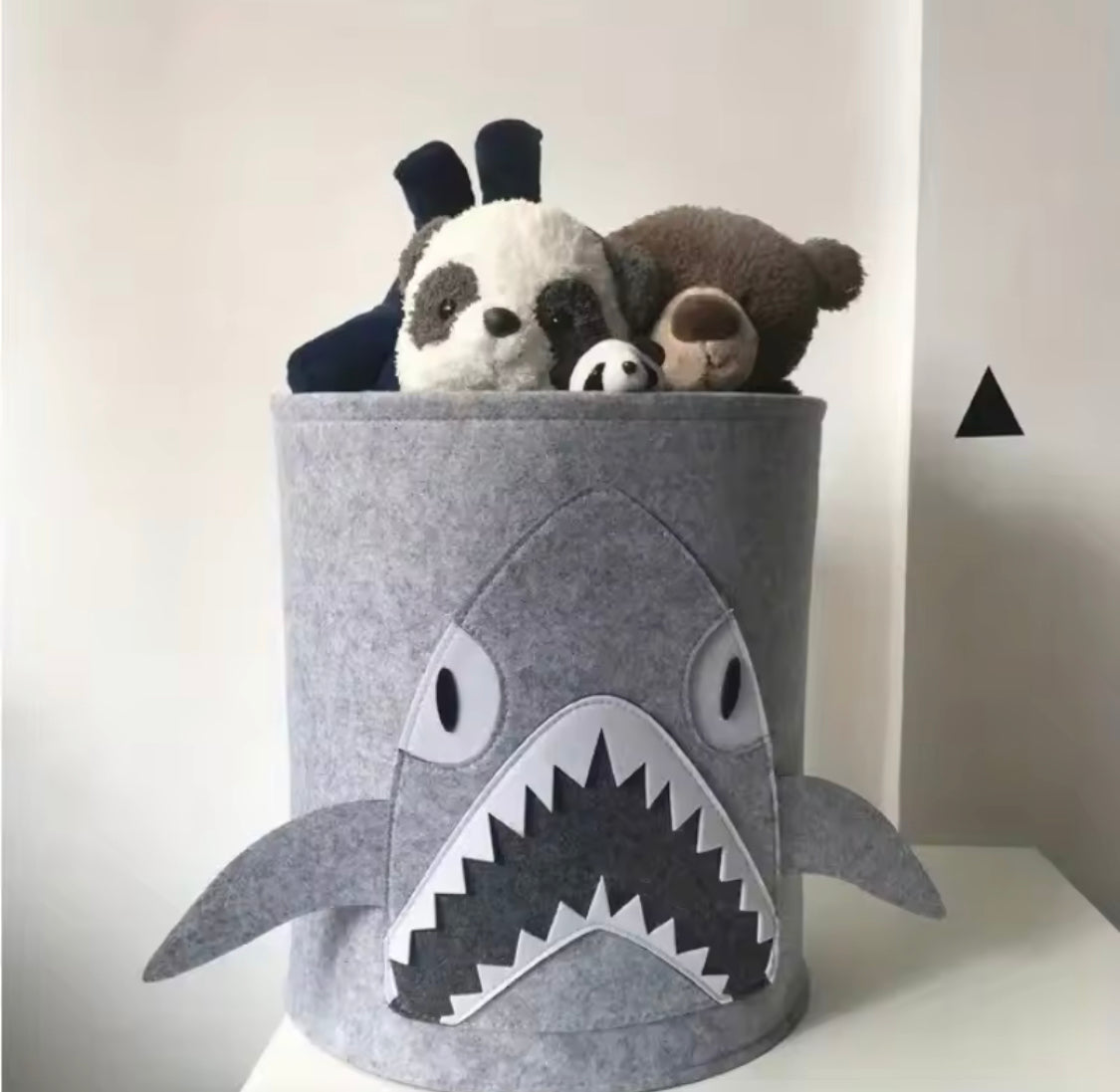 Cute Animal Character Baby Toy Storage Bucket, Dirty Clothes Hamper, Kids Cabinet Wardrobe Storage Organizer, Non Woven Laundry Basket
