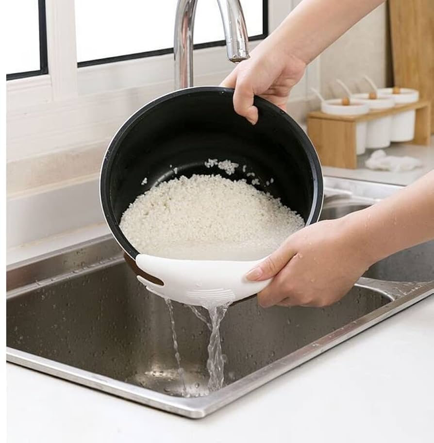 Multifunctional Filter Spoon, Kitchen Durable Rice Sieve, Rice Straine ...