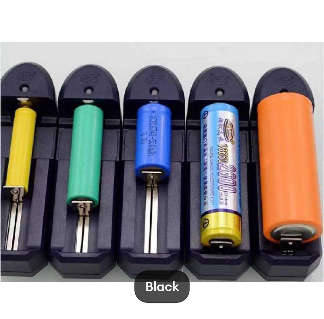 Lithium Battery Charger, Multifunctional Single Slot Cell Charger, Universal Portable Charger