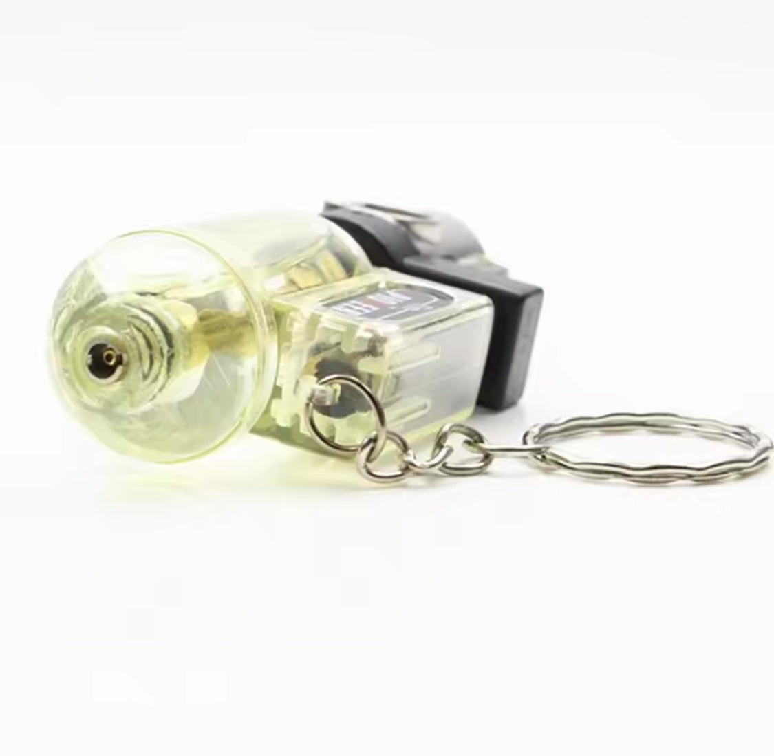 Mini Keychain Windproof Lighter, Portable Butane Gas Lighter, Outdoor Survival Cigarette Accessories