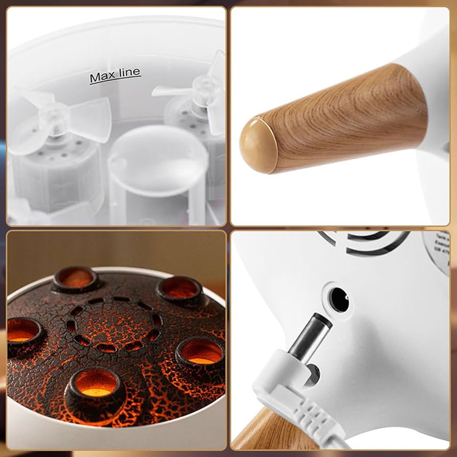 Dynamic Jellyfish Air Humidifier, Bedroom Diffuser With Remote Control, Humidifier With Colorful Night Lights