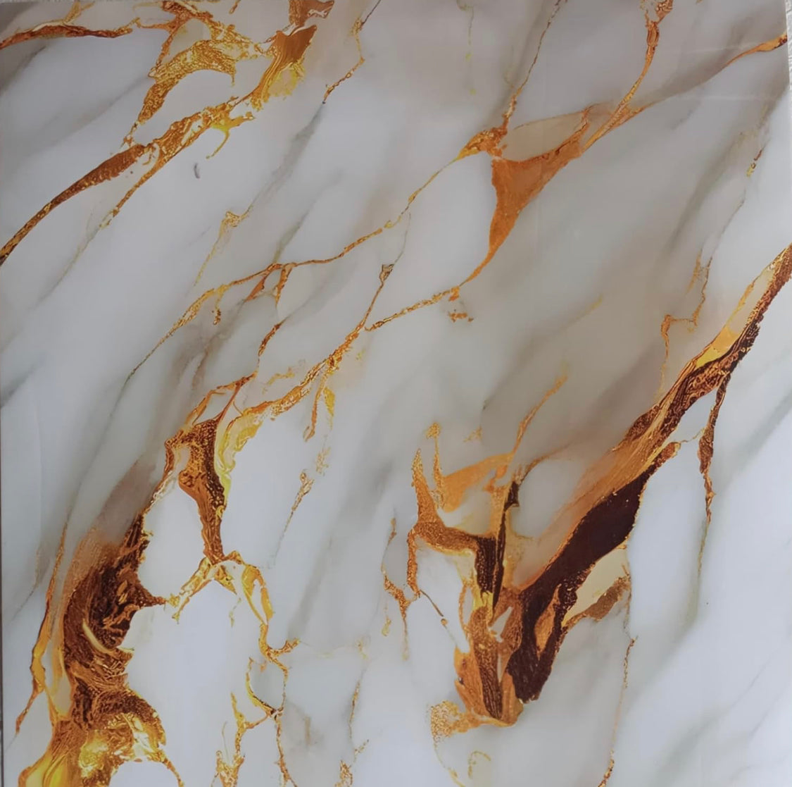 Waterproof UV Marble Sheet, Self Adhesive KSE Walls Sticker, Kitchen Cabinets Countertop Wallpaper