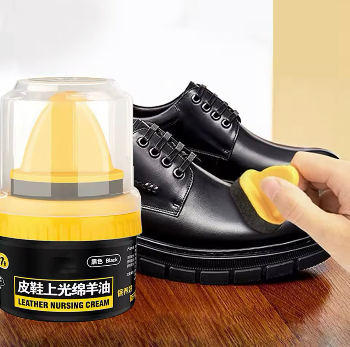 Cream Liquid Leather Shoe Polish, Leather Cleaner Repairing Polish, Rich Glossy Boot Polish