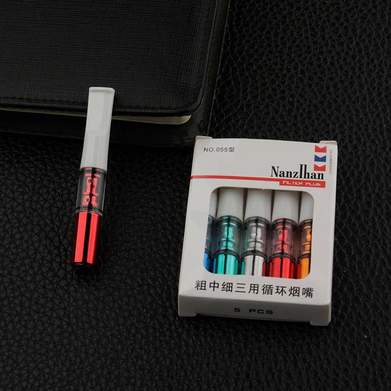 5pcs Reusable Smoking Cigarette Holder, Handheld Cigarette Filter Holder, Recycling Smoking Accessories