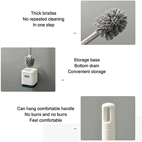 Floor Stand Soft Bristles Brush, Luxury Toilet Brush, Bathroom Cleaning Tool