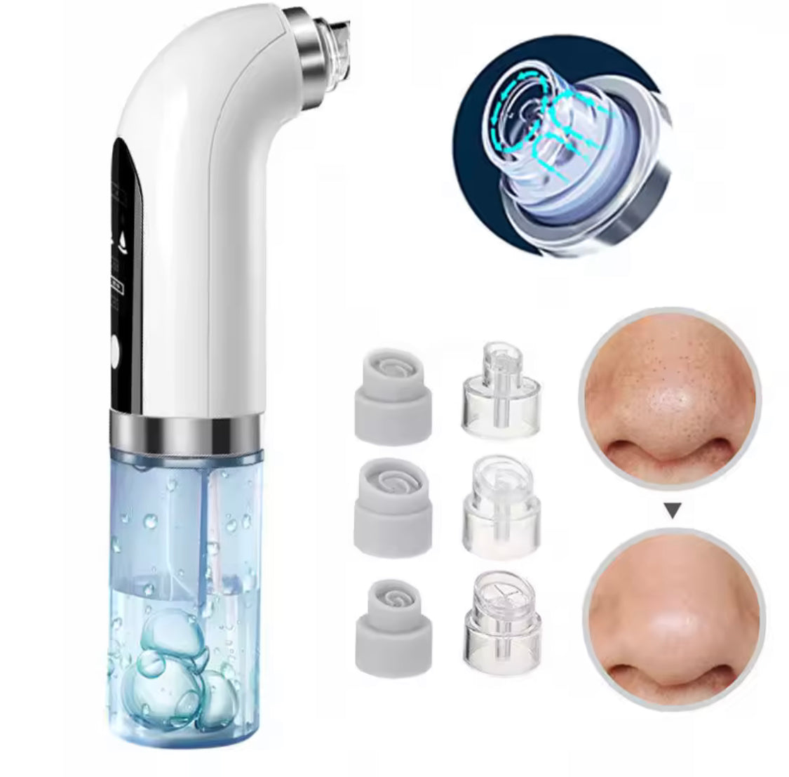 Rechargeable Black Dots Cleanser, Small Bubble Blackhead Remover, Pimple Remover Skin Care