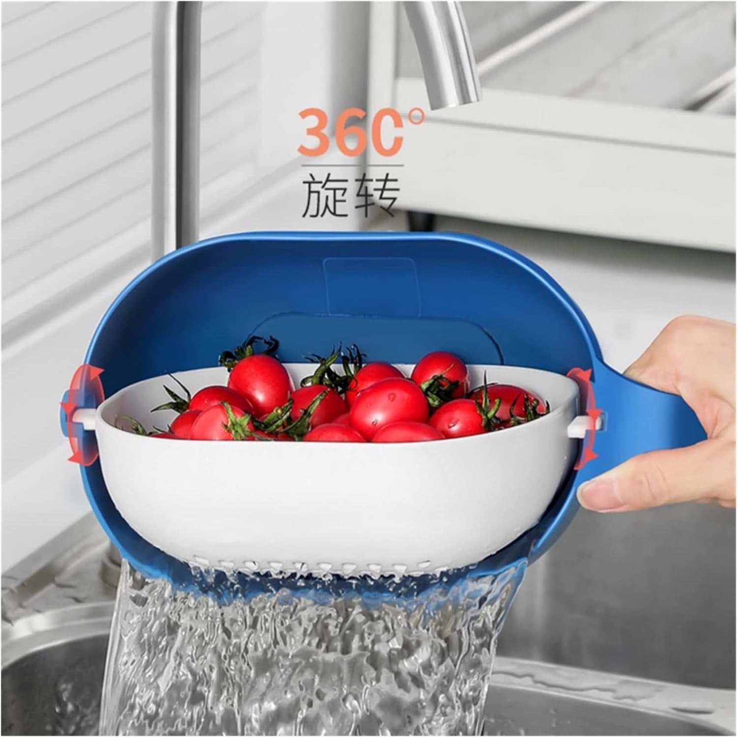 Multifunctional Vegetable Slicer with Drain Basket, Manual Hand Food Chopper, Vegetable Slicer With Storage Container, Kitchen Gadgets