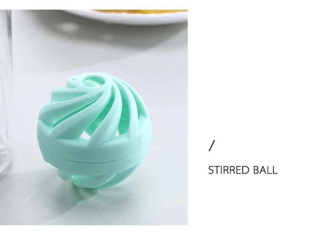 Portable Mixing Shaker Bottle, Sports Protein Shaker Bottle, Leakproof Gym Shaker Bottle, Water Bottle With Shaker Ball