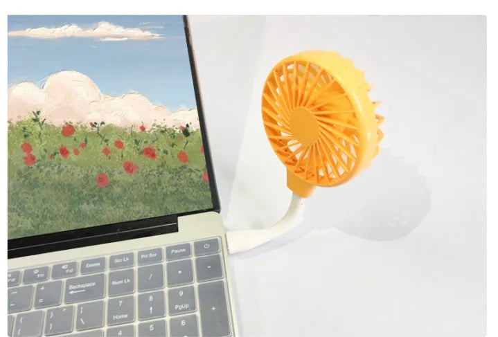 Creative Mini USB Fan, Portable Hand Cool Mini Fan, Computer Summer Travel Cooling Gadget
