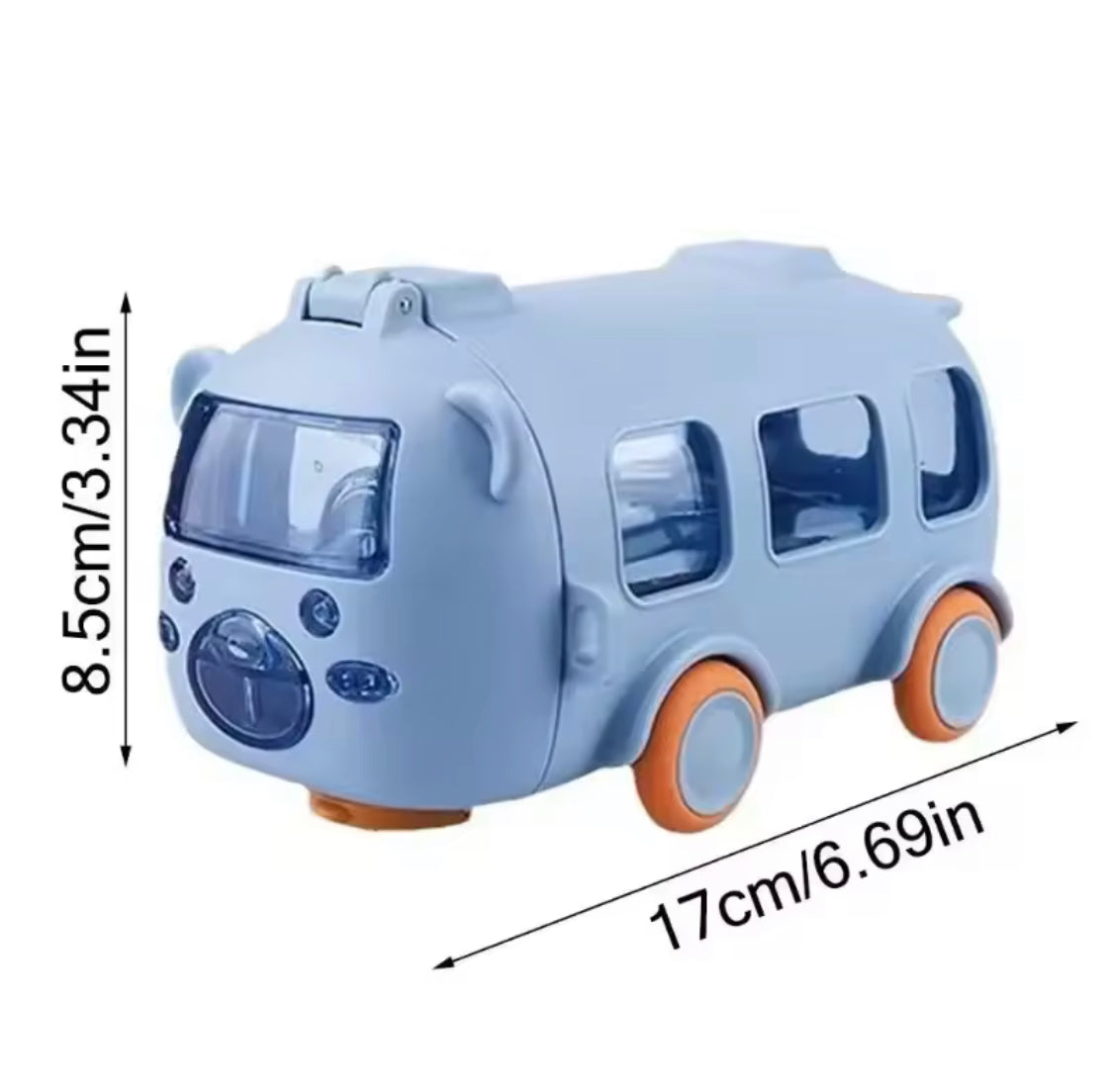 Cute Bus Shape Kids Water Bottle, Portable Bus Shape Water Bottle, Cute Travel Bus Kids Bottle, Bus Style Kids Water Bottle With Strap