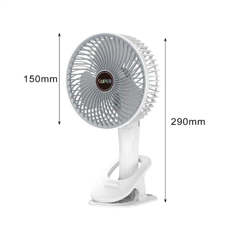 Portable Small Clip Fan With Phone Stand, Lightweight Mini Handheld Cooling Fan, Rechargeable Table Fan