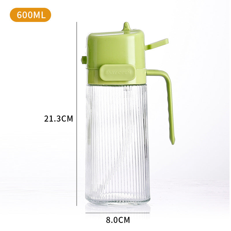 2 in 1 Oil Dispenser Bottle, Oil Sprayer Pot, Kitchen Cooking Oil Pouring Bottle