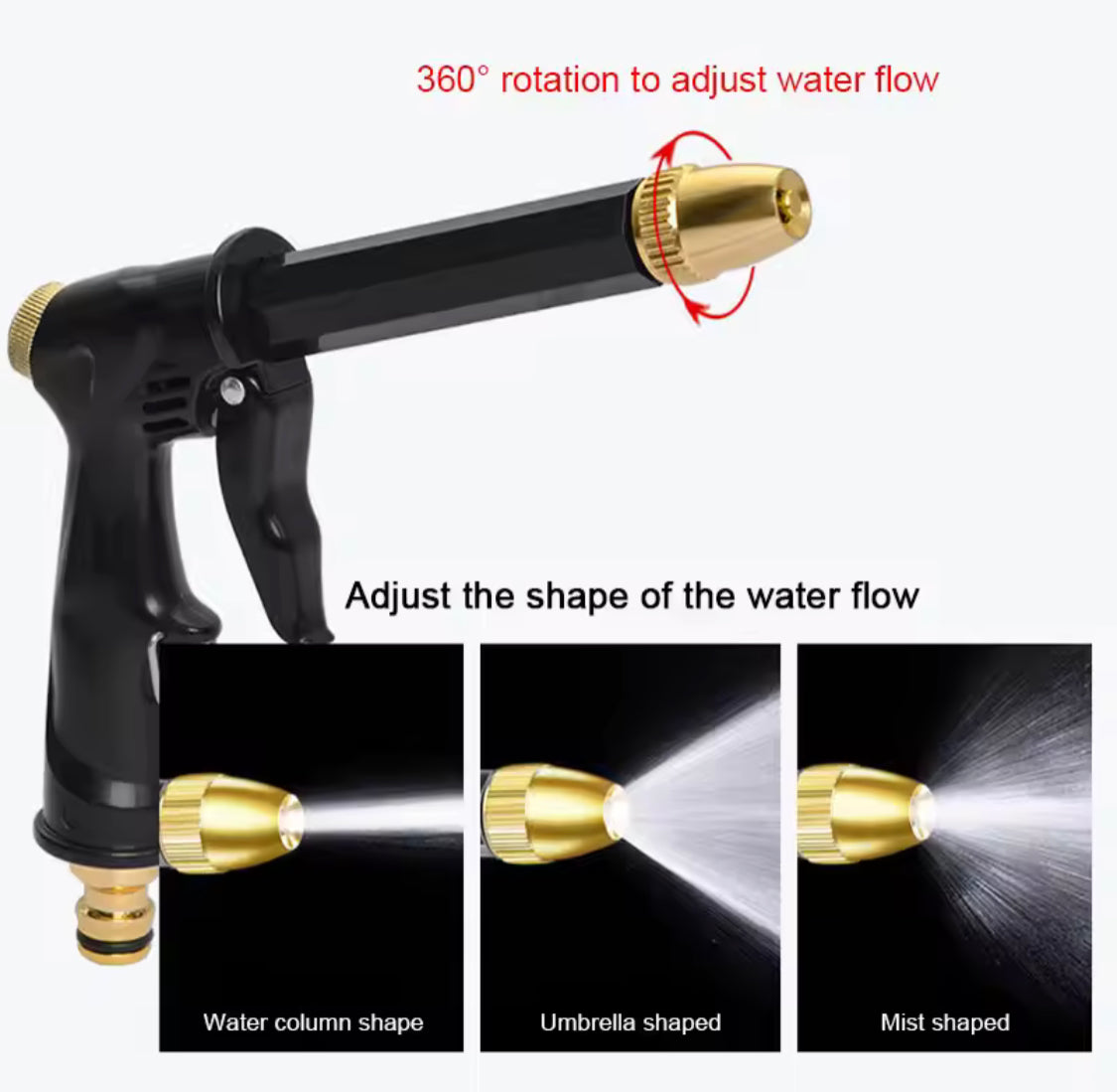 Car Service Sprayer, Multipurpose Water Sprayer Gun, Magic Power Washer, Portable High Pressure Water Gun, Sprinkler Foam Water Gun, Cordless High Pressure Cleaner Washer Spray, House Tap Water Spray Gun