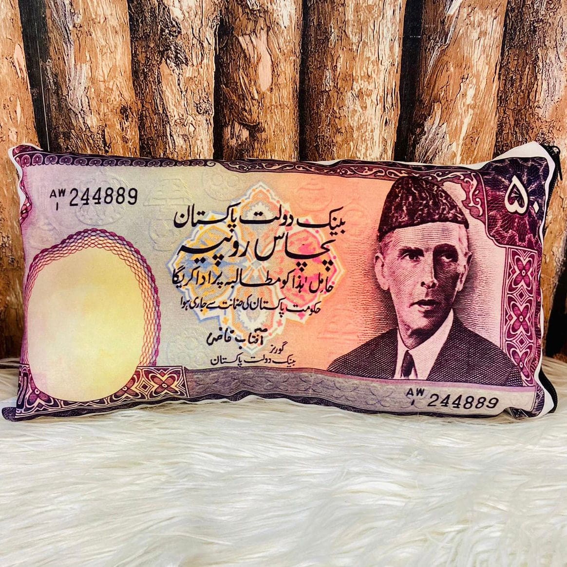 Currency Cushion, Home Decoration Cushions, Pakistani Currency Pillow, House Rupee Sofa Cushions