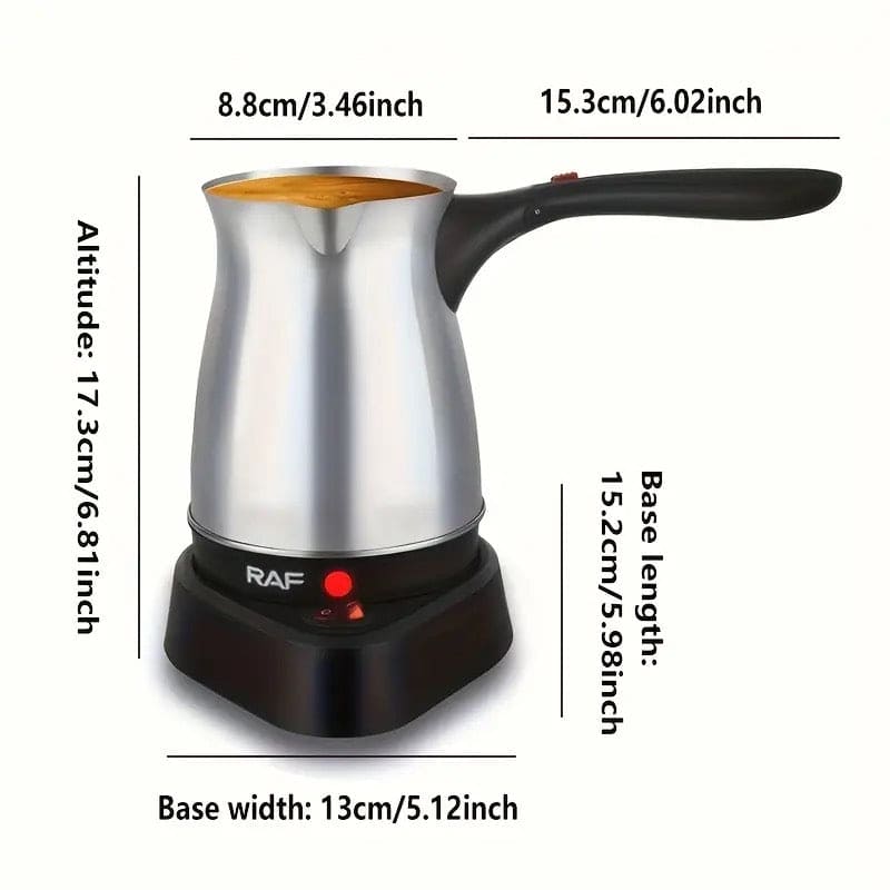 Stainless Steel Coffee Pot, Portable Electric Coffee Maker, Home Office Espresso Tea Pot, Electric Trunk coffee maker