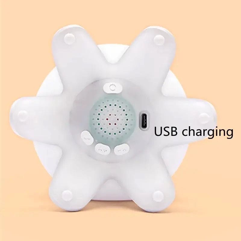 Jellyfish Night Light, Music Clapping Small Night Light, Color Changing Nursery Night Light with Remote Control, Rechargeable LED Jellyfish Lamp, Tap Control with Music Night Lights for Kids Room