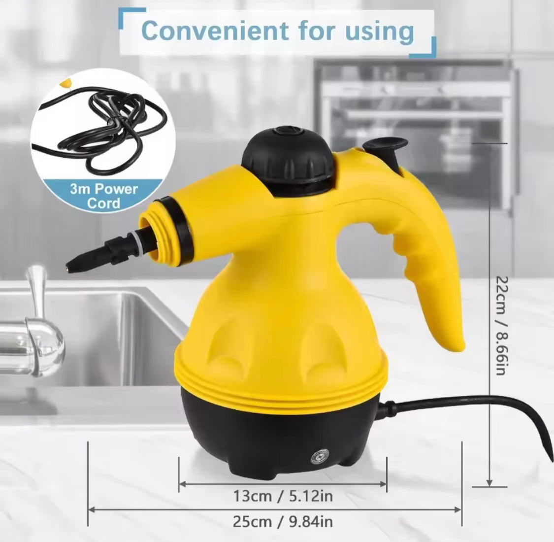 Handheld Steam Cleaning Machine, High Temperature Pistol Grip Steam Cleaner, Multi Purpose Air Conditioner Appliances, Cleaning Gadget