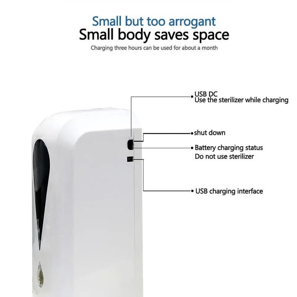 Touchless Soap Dispenser, Automatic Alcohol Sprayer, Motion Sensor Soap Dispenser, Wall Mounted Touchless Soap Dispenser, Auto Induction Foaming Hand Washer, 1200ML Touchless Liquid Spray Dispenser, Smart Sensor Soap Dispenser