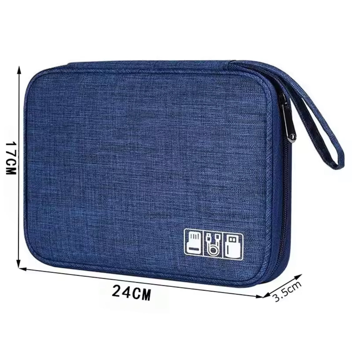 Multifunctional Cable Organizer Pouch, Travel Office Storage Bag, Electronic Accessories Storage Holder Bag