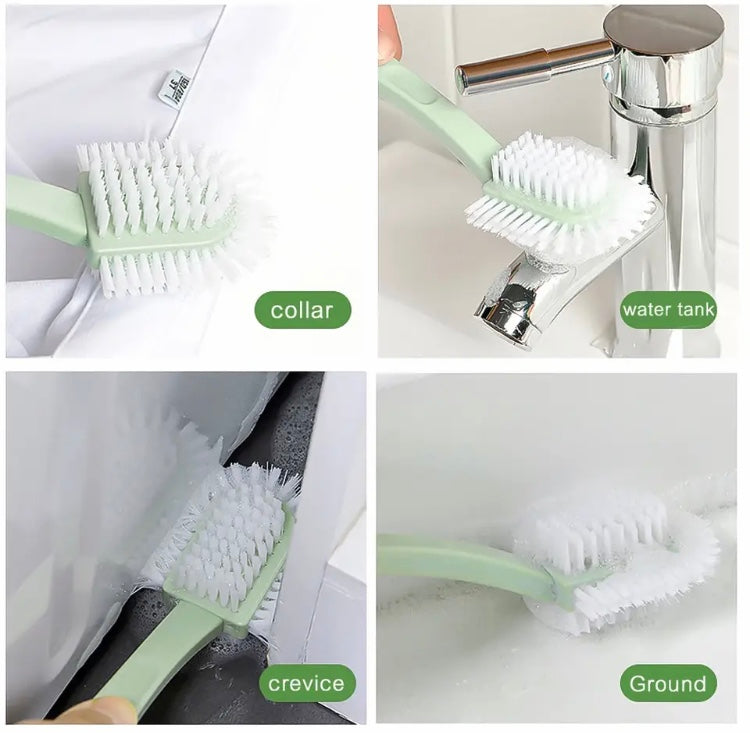 Multifunctional Household Brush, Plastic Long-Handheld Soft Bristle Brush, Wall Mounted Cleaning Brush