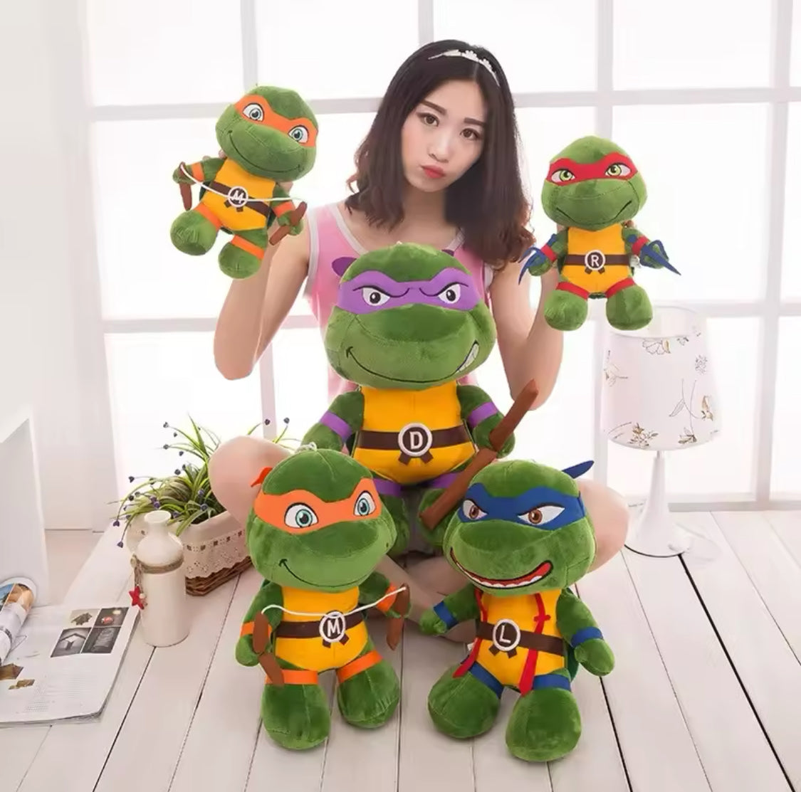 Ninja Turtles Plush Dolls, Ninja Turtles Soft Toy For Kids, Teenage Mutant Ninja Turtles Stuffed Toy, Ninja Turtles Soft Toy Pillow