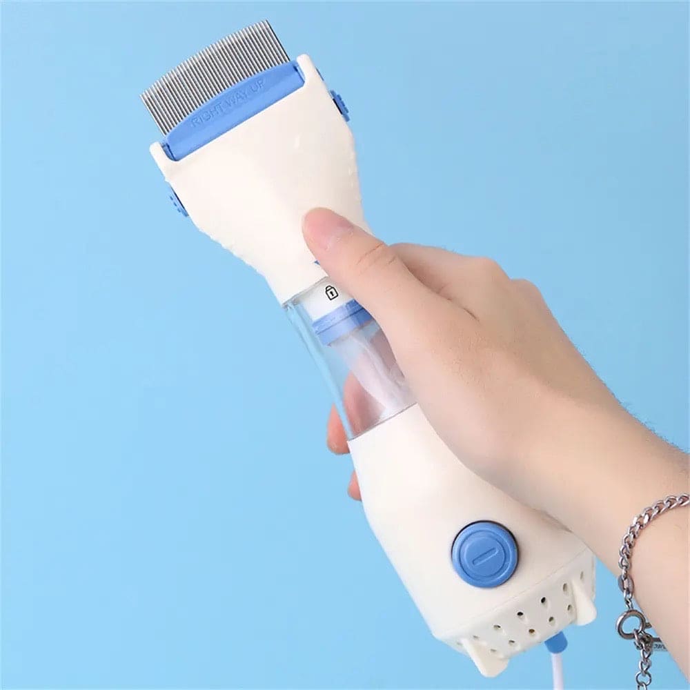 Electric Lice Remover, Portable Lice Comb, Anti lice Removing Device, Fleas Removal Comb For Dogs Cats Pet, Head Lice Remover Machine, Filter Trap Head Lice Catcher, Multipurpose Electric Vacuum Comb