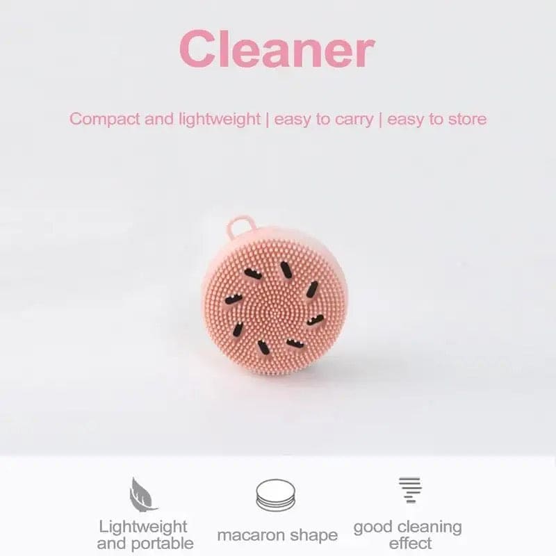 Macaron Face Scrubbing Brush, Manual Silicon Face Wash Scrub, Exfoliating Cleaning Pad, Face Wash Scrub Cleanser, Skin Care Beauty Tools, Multifunctional Face Wash Massage Brush