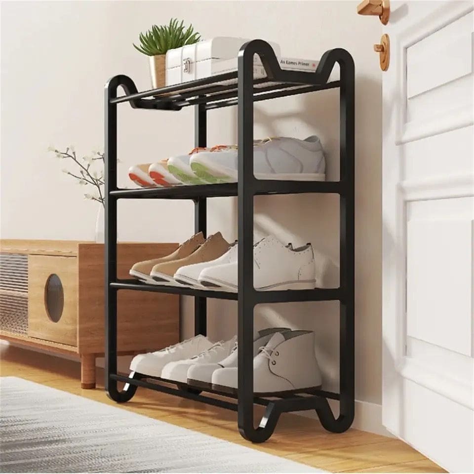 4 Layer Ola Shoe Rack, Multilayer Shoe Rack, Dormitory Door Simple Sho ...