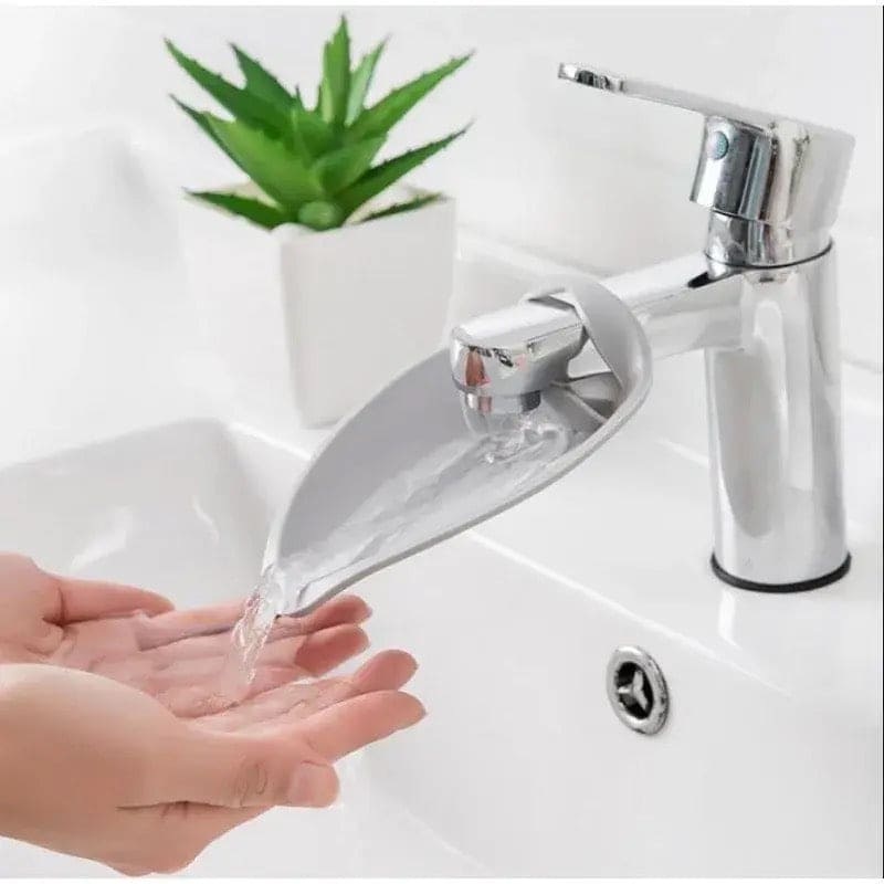 Hand Washing Extender, Silicon Water Saving Nozzle, Children Sink Handle Extension, Tap Anti Splash Extender, Kitchen Bathroom Faucet Splash Water Extender Nozzle