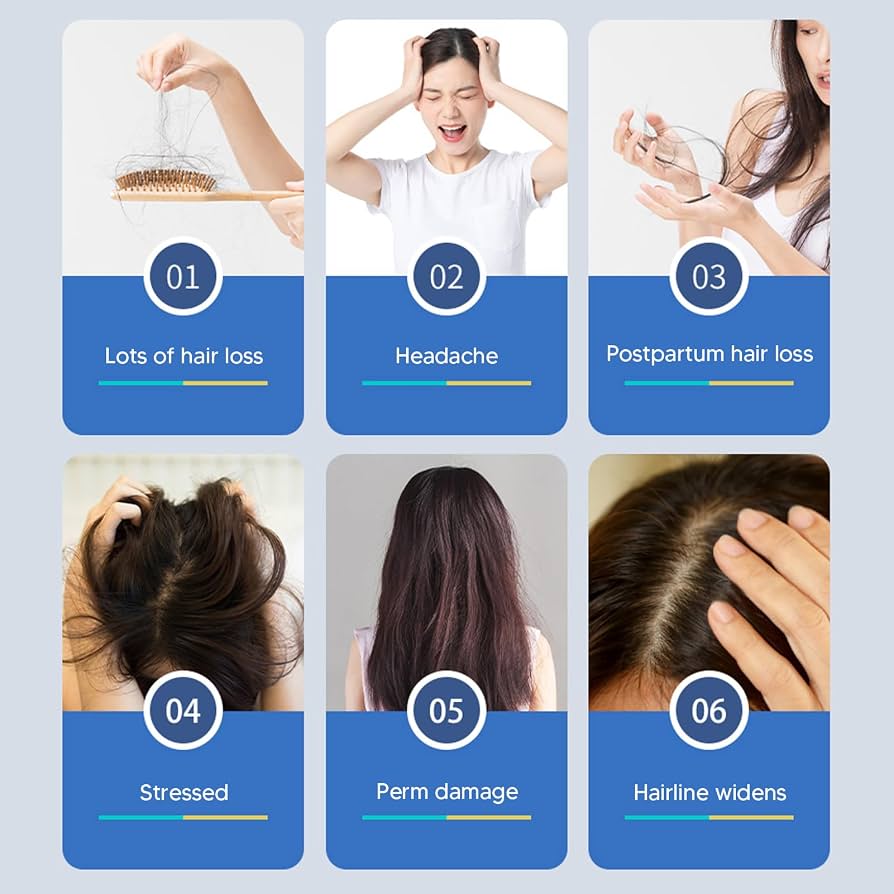 Ultrasonic Vibration Scalp Massager, Electric Scalp Massage Brush, Handheld Vibration Head Massager with Spray, Anti Hair Loss Scalp Massager