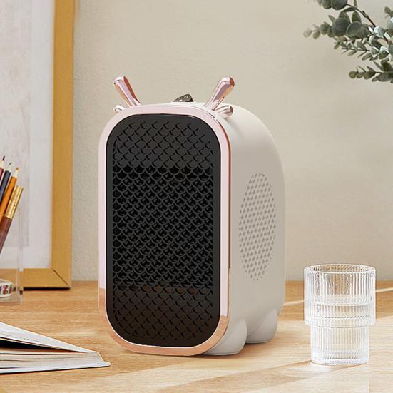 Portable Electric Desk Heater, Room Tabletop Mini Heater, Dragon Shape Mini Heater