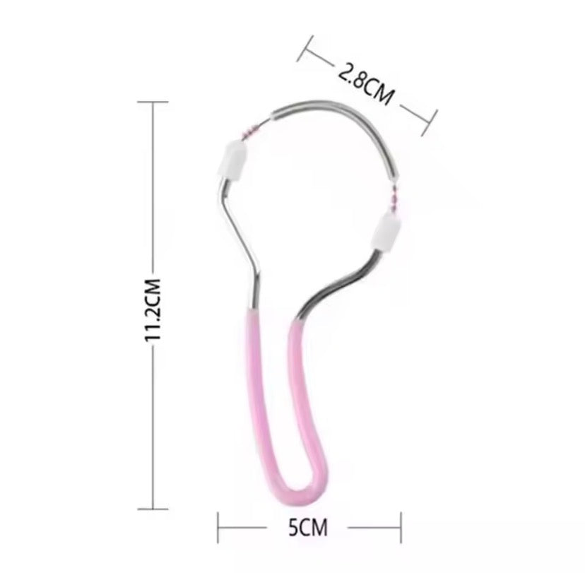 Facial Hair Removal Stick Roller, Face Cleaning Spring Hair Removal Epilator, Handheld Spring Roller Device