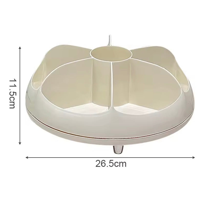 360° Spinning Makeup Organizer, Large Capacity Cosmetic Storage Box, Desktop Lipstick Brush Holder