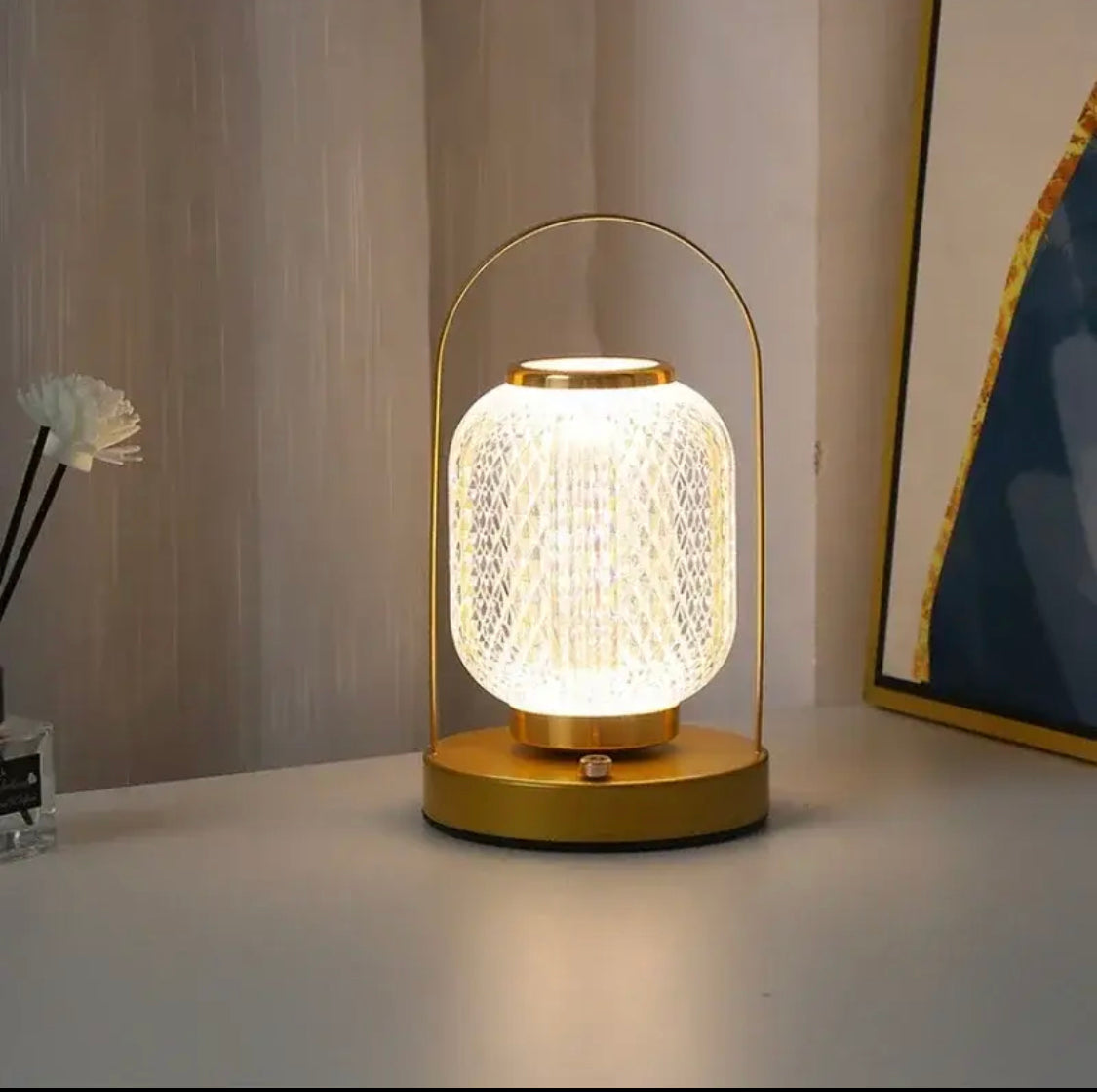 Nordic LED Crystal Table Lamp, Decorative Small Desk Lamp, Home Decor Desk Lamp