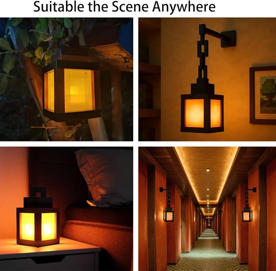 Mini Craft LED Lantern, Modern Wall Night Lamp, Outdoor Decorative Wall Light