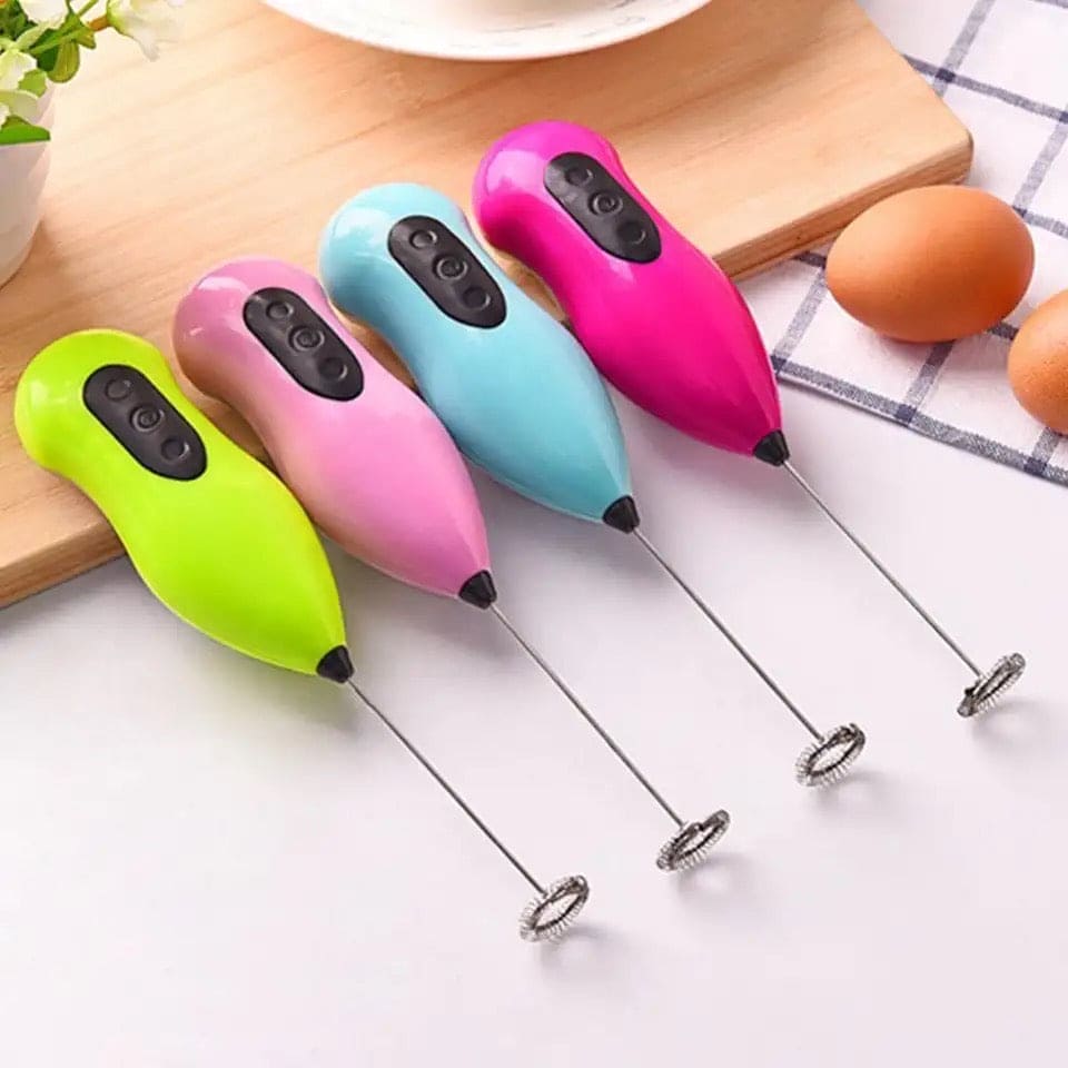 Mini Frother Beater, Multifunctional Handheld Blender, Electric Mini Egg Beater, Battery Operated Milk Frother Mixer, Beater for Coffee, Cappuccino, Hot Chocolate and Egg Whisks