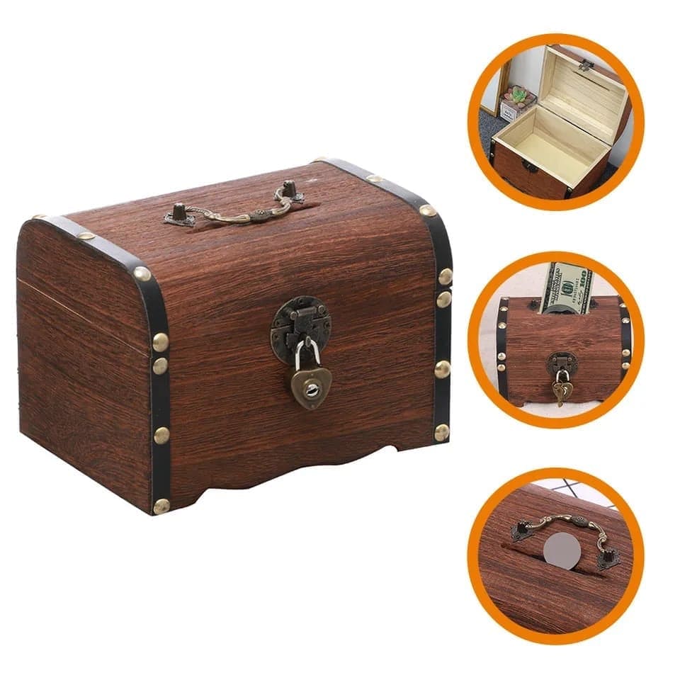 Children's lockable best sale money box