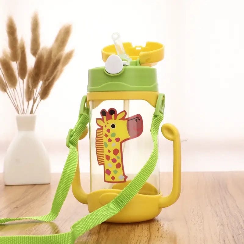 Kids Sippy Water Bottle, 400ml Kids Drinking Thermos, School Outdoor Sports Boys Girls, Cute Water Bottle Drinking With Straw Cup, Portable Leak Proof Straw Water Bottle, Portable Leak-proof Water Bottle,