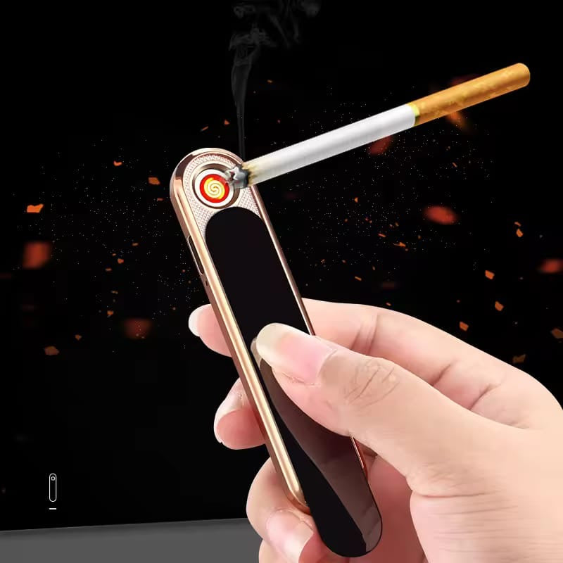 Portable USB Lighter, Outdoor USB Electric Lighter, Windproof Electric Lighter