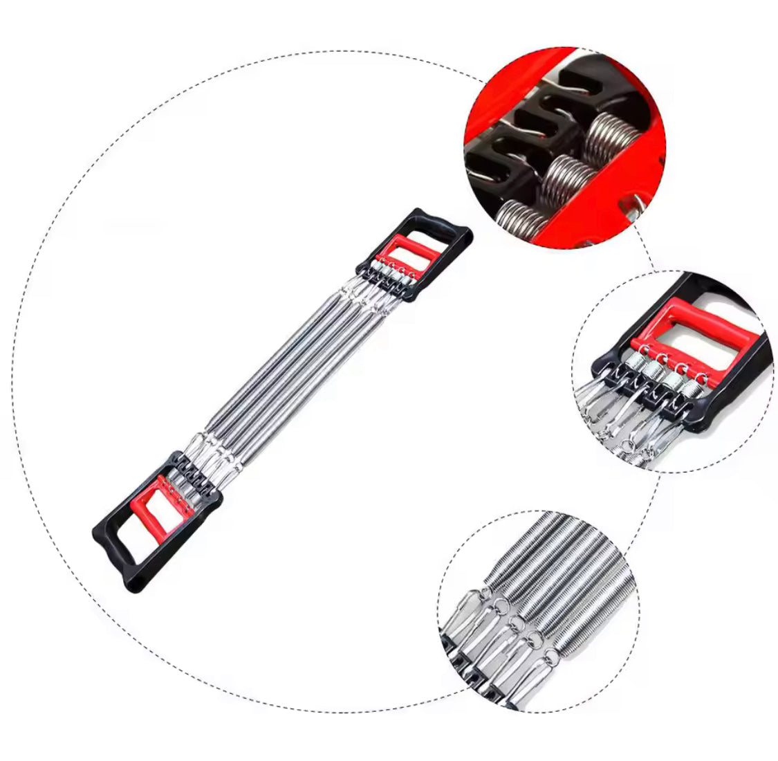 Multifunctional Chest Muscle Training Equipment, Detachable Fitness Gym Resistance Bands, Spring Puller Chest Expander