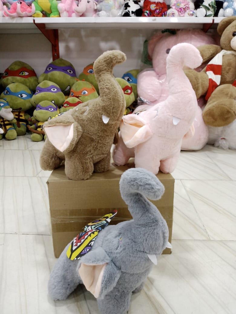 30cm Elephant Plush Toy, Home Decor Happy Elephant Doll For Kids, New Style Elephant Plush Toy
