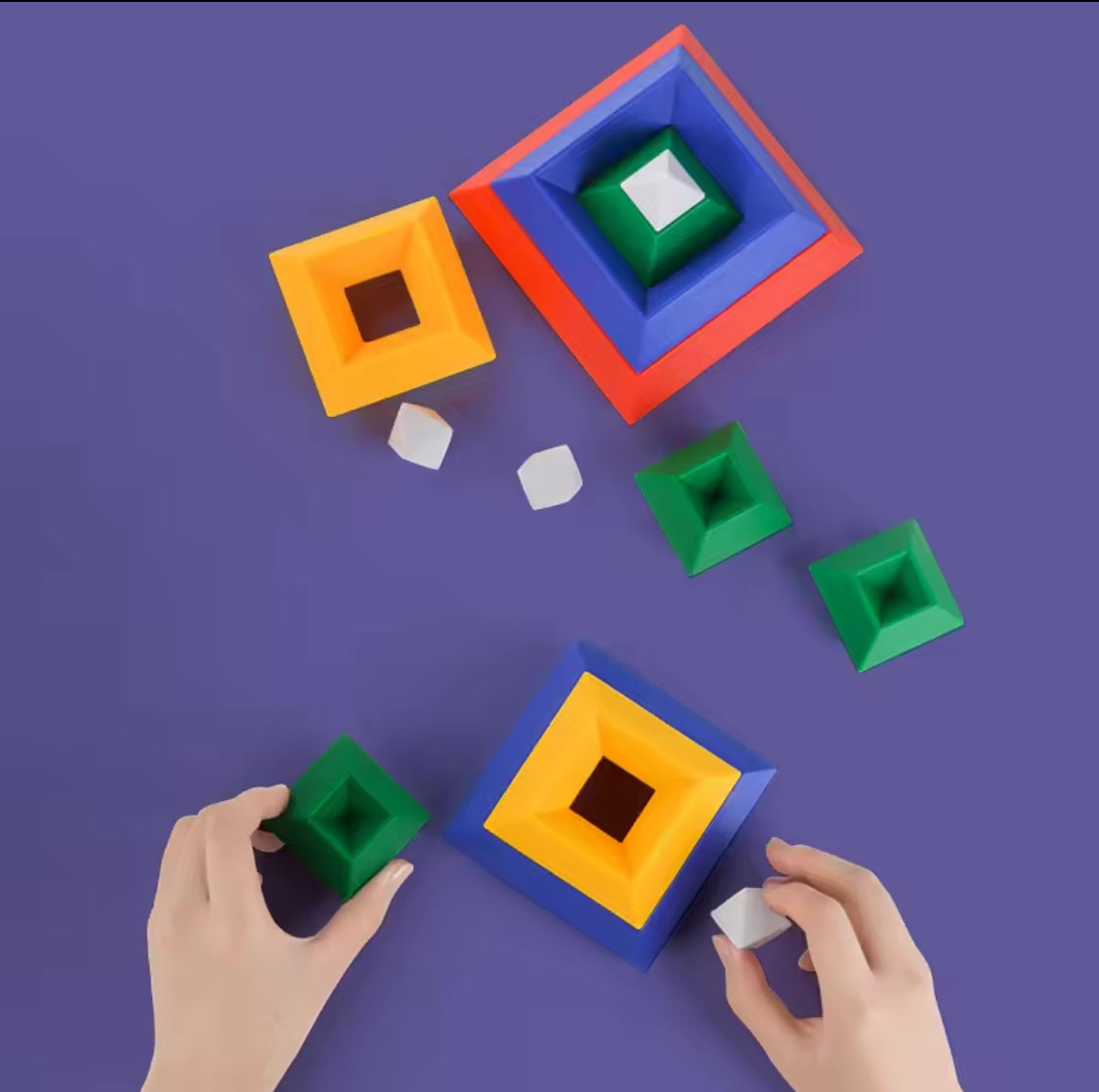 Creative Puzzle Fidget Toys, Magic Cube Puzzle, 3D Kids Puzzle, Folding Magic Puzzle, Colorful Magic Cube Puzzle