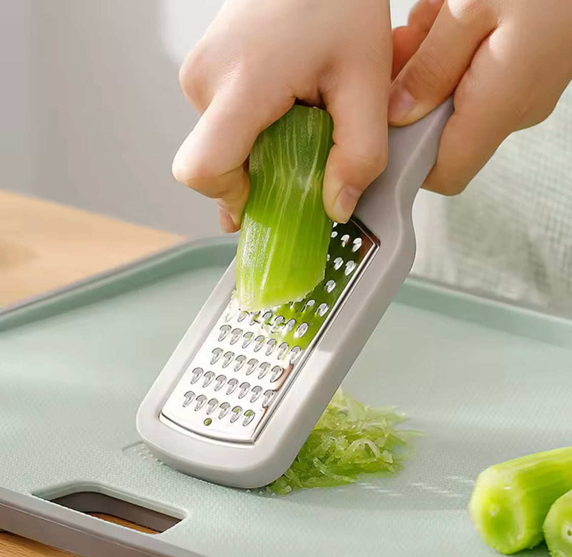 Stainless Steel Vegetable Grater And Shredder, 3 in 1 Vegetable Cutter, Kitchen Salad Food Chopper, Household Multifunction Slicer Grater