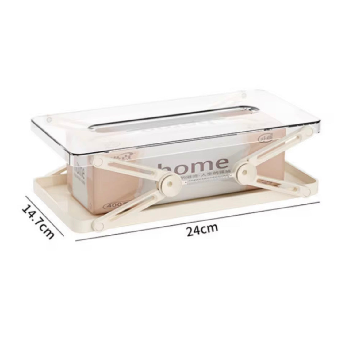 Extendable Tissue Storage Box, Luxury Liftable Tissue Storage Box, Adjustable Tissue Organizer