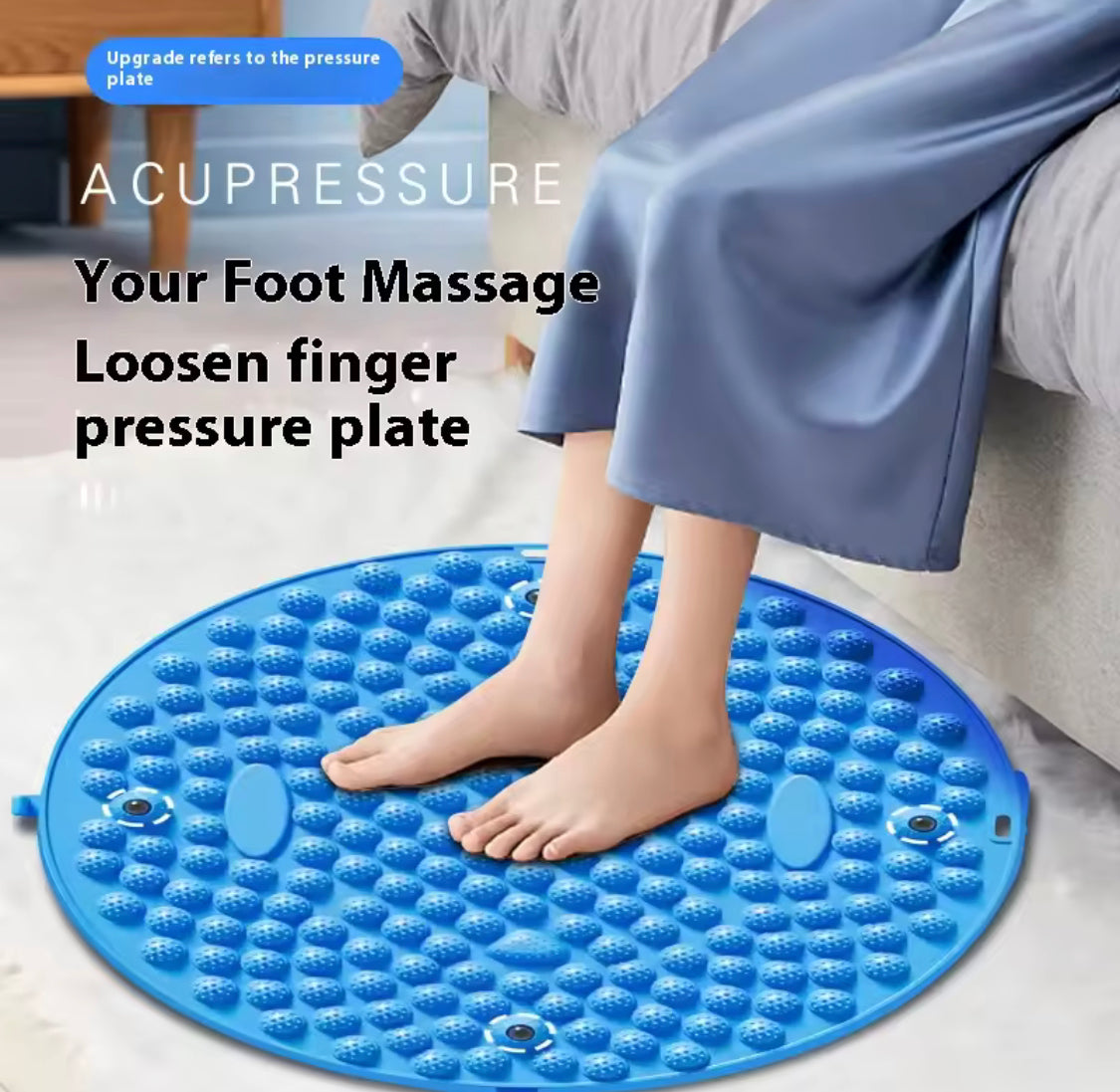 Circular Foot Massager, Finger Pressure Magnetic Therapy Plate, Foot Massage Device For Sports Fitness, Foot Massage Pad
