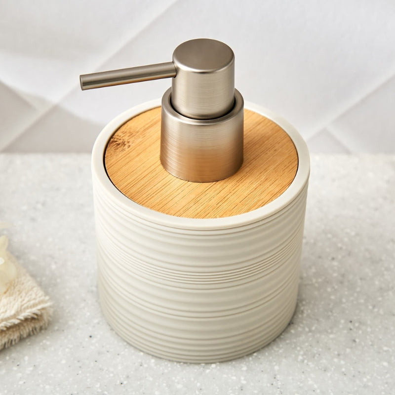Nordic Style Bathroom Soap Dispenser, Modern Striped Soap Dispenser, Bathroom Countertop Soap Dispenser, Luxury Countertop Soap Dispenser