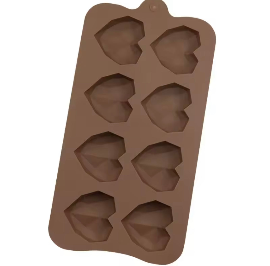 Diamond Heart Shaped Chocolate Mold, Silicone DIY Candy Bar Mold, Cake Decoration Tools, Kitchen Baking Accessories