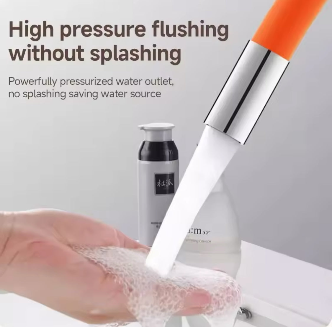 360° Rotation Faucet Extender Pipe, Kitchen Faucet Extension Hose Pipe, Durable Bathroom  And Garden Splash Proof Hose