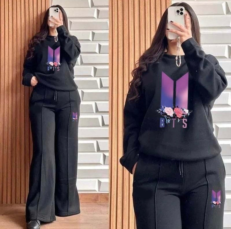 2pcs Baggy Style Women Winter Track Suit