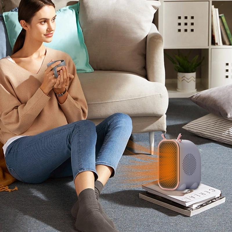 Portable Electric Desk Heater, Room Tabletop Mini Heater, Dragon Shape Mini Heater